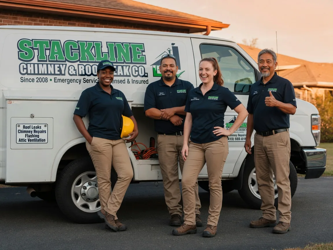 Chimney flashing repair company in Monroe, OR